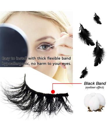 LAB EH 3D Mink Fur False Eyelashes - Reusable Handmade Natural Fake Lashes (20 Type/Package) - Easy to Apply, Mixed Mink Lashes #20 Kinds - Buy Online on GoSupps.com