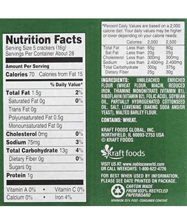 Premium Unsalted Tops Saltine Crackers - 16 oz 2 pk, 1 lb (Pack of 2) - Buy Online on GoSupps.com