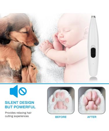 Dog Clippers Welltop Dog Grooming Clippers Low Noise USB Rechargeable Pet Hair Trimmer Cordless Clippers for Small Dogs Cats Pet Electric Clipper for Hair Around Face Eyes Ears Paws Rump (White) - Buy Online on GoSupps.com