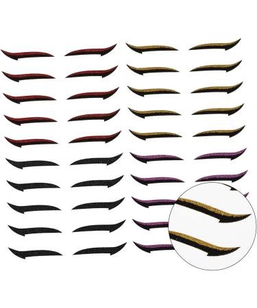 Didiseaon 60 Pairs Eyeshadow Stickers Eye Makeup Decals Eyelid Stickers Eye Makeup Tools Make up Line Paper - Buy Online on GoSupps.com