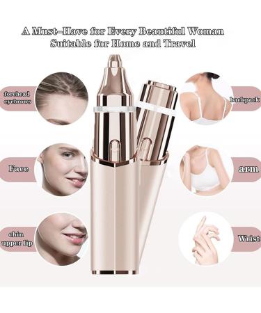 2025 New Female Lipstick Painless Electric Hair Remover - Essential Autumn & Winter Beauty Tool (Champagne Gold) - Shop Internationally - Buy Online on GoSupps.com