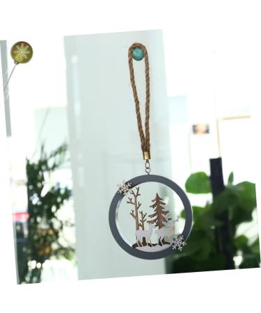 Yardenfun Hollow-Out Pendant Wooden Pendant Hanging Pendant Wall Hanging Decorate Christmas - Buy Online on GoSupps.com