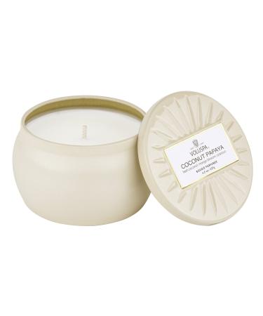 Coconut Papaya - Mini Tin Candle Coconut Papaya