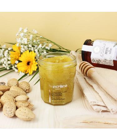 Blancr me Body Peeling Scrub for Her - 175ml Honey Sugar & Almond Shells | 95.8% Natural Ingredients | French Body Care - Buy Online on GoSupps.com