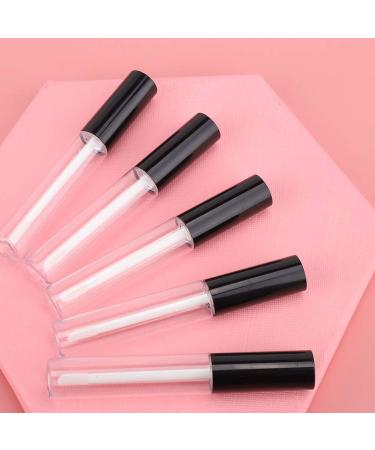 Filfeel 50 Pack 10ml Clear Lip Gloss Containers - Refillable Travel Vials for Lipstick Lip Balm & Sampling - Buy Online on GoSupps.com