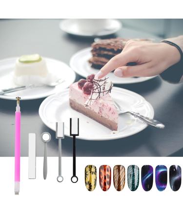 Pure Vie 5-Piece Nail Art Magnet Pencil Set | 3D Magnetic Cat Eye Gel Tools for DIY Manicure - #04 - Buy Online on GoSupps.com