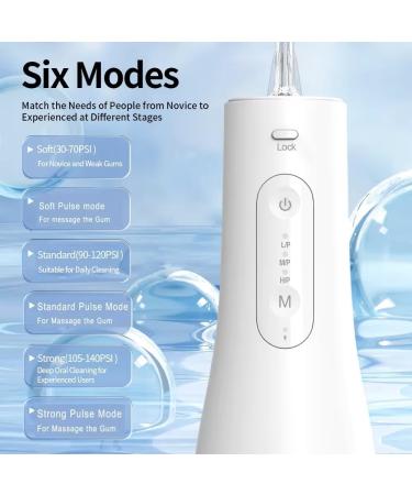 Buy Portable Cordless Water Flosser - Wireless & Travel-Friendly Water Jet for Dental Care - Buy Online on GoSupps.com