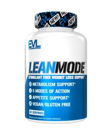 Evlution Nutrition Lean Mode - Complete Stimulant-Free Weight Loss Support and Diet System with Green Coffee, Carnitine, CLA, Green Tea, Garcinia Cambogia for Fat Burning and Metabolism (30 Servings)