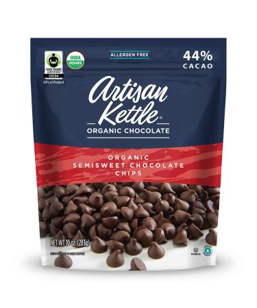 Artisan Kettle Organic Semisweet Chocolate Chips, 10 Oz