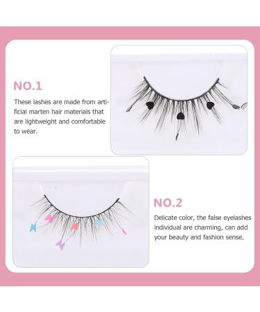 Beaupretty 3 Pairs of False Eyelashes Sequin Lashes Fluffy Eyelashes Decorative Eyelashes - Buy Online on GoSupps.com