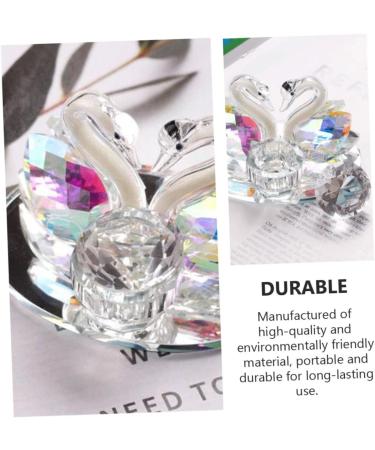 Healeved 1pc Nail Art Crystal Cup Decorative Glass Jars Acrylic Nails Glass Nail Cup Cups Glass Liquid Containers Cosmetic Containers Mini Nail Bowl Cups Dappen Dish Grace Pen Washing Cup 9.5x7.2cm As Shown - Buy Online on GoSupps.com