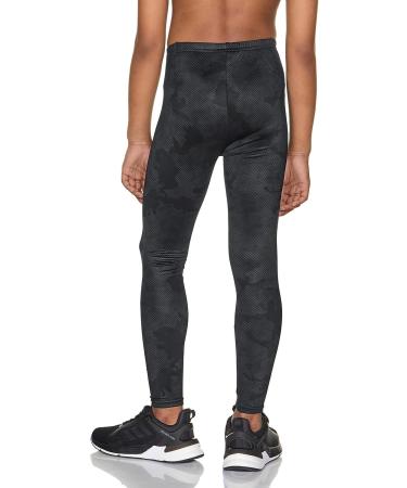 TSLA Kids Thermal Compression Pants 2-Pack - Athletic Running Tights Bottoms for Boys & Girls - Red/Black - Size 8 - Buy Online on GoSupps.com