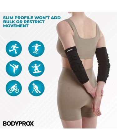 Bodyprox Elbow Protection Pads - Medium Size Elbow Guard Sleeve (1 Pair) - Buy Online on GoSupps.com