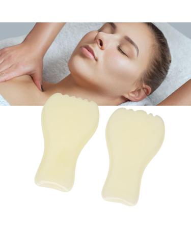 2-Piece Resin Gua Sha Plate Facial Massager | Home Salon Smoothing Skin Scraping Board - Buy Online on GoSupps.com