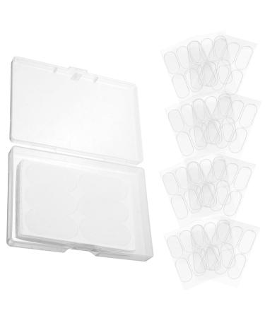 TEHAUX 60pcs Elf Ear Stickers Ear Accessory Correction Vertical Ear Patch Cosmetics Ear Supply Makeup Vertical Ear Stickers Cosmetic Ear Tape Transparent 3.7x1.6cm