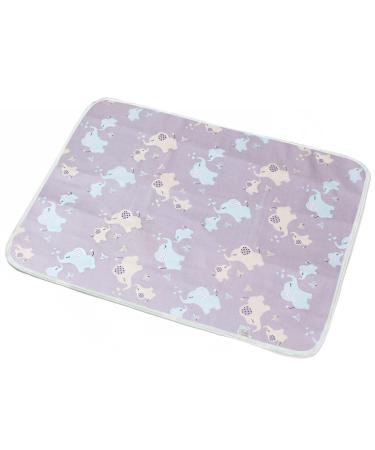 The New Baby Breathable Baby Changing pad Cotton Cartoon Waterproof Adult Aunt pad 50 * 70 Water-Absorbing Three-Layer