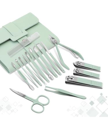 Nail Clipper Set 16-piece Manicure Care Nail Scissors Set Home Manicure Tools Suitable for Travel and Beauty Portable Travel Beauty Kit Nail Trimming Kit(02) - Buy Online on GoSupps.com