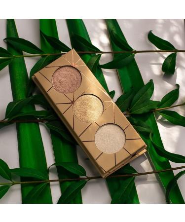 Glow Trio Eyeshadow Palette - Creamy Texture & Brightening Effect | International Shipping Available - Buy Online on GoSupps.com