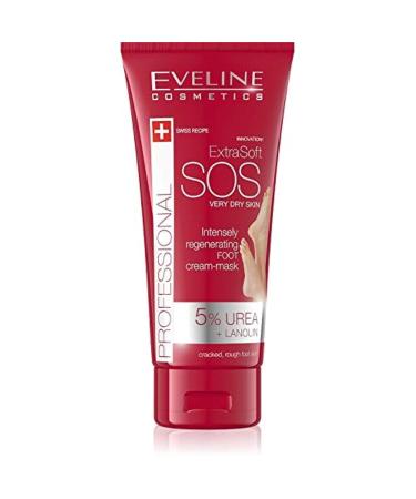 EVELINE EXTRA SOFT SOS regenerating foot cream mask 100 ml