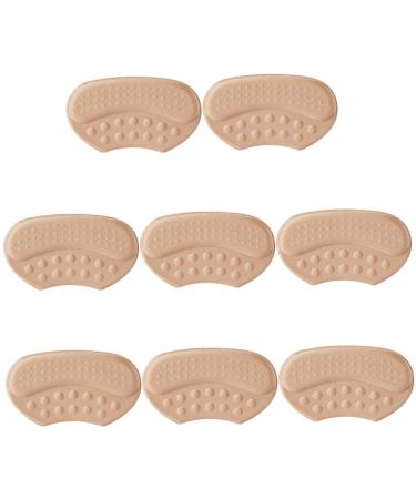 FOMIYES 4 Pairs Follow up Mirror Adhesive Pads Sneaker Pads Liners Ladies Heels Womens Heels Pads for Heels Cushion Comfortable Double Sided Tape Women's