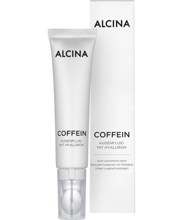 Dr AS ALCINA Caffeine eye fluid 1 x 15 ml for radiant eyes reduces swelling of the eyes cools and refreshes immediately eye fluid with luminous pigments caffeine and hyaluron - Buy Online on GoSupps.com