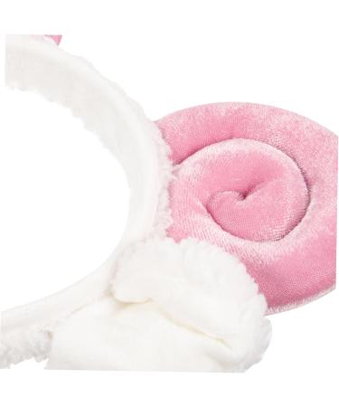 MUSISALY Headdress Head Bands Headbands Dress for Zoo Animal Headband Sheep Hair Band Christmas Head Bopper Hair Accessories for Spa Headband Wool Hat Man Fluffy 25.00X20.00X2.00CM Pink - Buy Online on GoSupps.com