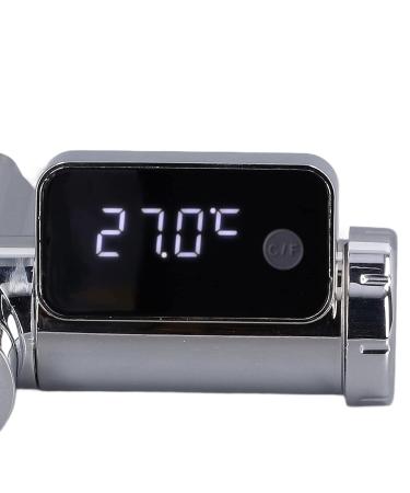 LED Display Shower Thermometer - Water Temperature Monitor for Kids & Adults | G1/2 Faucet Clear LED Screen (5 to 85  - Buy Online on GoSupps.com