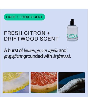 OffCourt Unisex Fragrance Fresh Citron & Driftwood Scent - Cologne for Men & Perfume for Women Clean Ingredients Vegan Cruelty-Free Made in USA 1.7 Oz (50ml) TSA-Friendly Fresh Citron + Driftwood - Buy Online on GoSupps.com