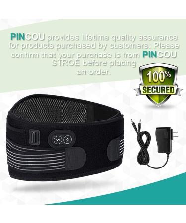 Buy USB Heating Massage Belt for Back & Belly Pain Relief | Electric Heating Pad for Sciatica & Waist Discomfort - Buy Online on GoSupps.com