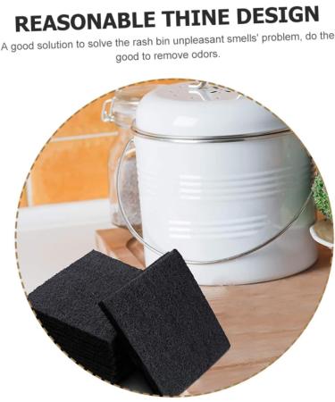 Buy Mobestech 12 PTH Trash Can Filter - Activated Carbon Replacement for Compost Container - High-Quality Filter Sponge - Buy Online on GoSupps.com
