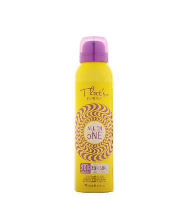 Sun Protection Spray That'so All in One Buildable Dry Oil SPF 20 30 and 50 - Water Resistant 100ml