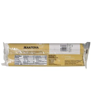 Mantova Italian Bronze Die Angel Hair Pasta - 100% Durum Wheat Semolina - 16 Oz (Pack Of 6) - Product Of Italy - Buy Online on GoSupps.com