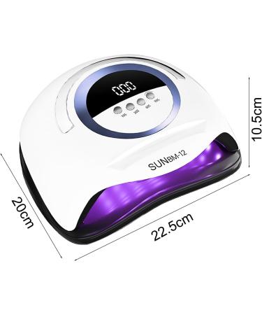 Ruspela 300W UV Nail Lamps for Gel Nails LED Polish Dryer with Phone Holder 72 Beads Nail Curing Lamp with LCD Display Auto Sensor 4 Timer Setting Detachable Nail Dryer for Beginners Home Salon Use - Buy Online on GoSupps.com