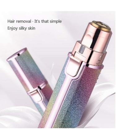 USB Rechargeable Facial Hair Remover & Eyebrow Trimmer - 2 in 1 Painless Razor for Home & Travel - Buy Online on GoSupps.com
