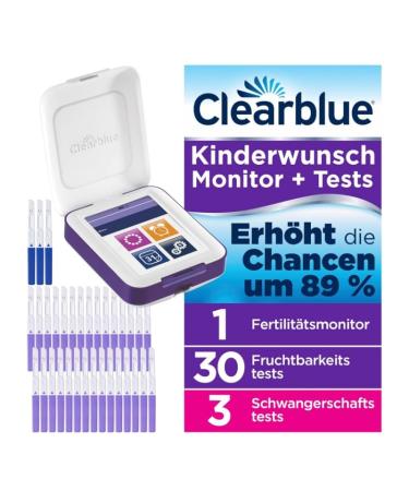 Clearblue Fertility Monitor Advanced 1 piece + Clearblue Fertility Monitor Advanced Test Sticks 30+3 Monitor + 33 Test Sticks
