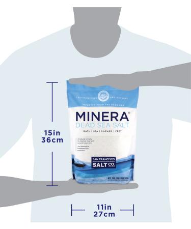 Minera Dead Sea Salt 10 lb. Bulk Bag - Coarse Grain | Natural Skin Care & Bath Salt - Buy Online on GoSupps.com