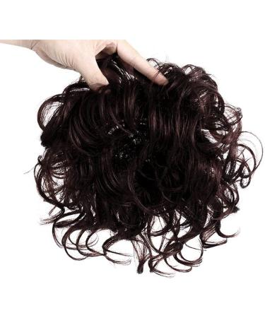 EREE HAIR 6Inch Short Curly Hair Topper Clip in Hair Topper Top Hairpieces Crwon Topper Human Hair Extensions Wiglet Topper Hair Piece for Women with Thinning Hair Reddish Brown Color - Buy Online on GoSupps.com