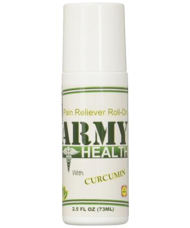 ARMY HEALTH Roll On 100% Natural Turmeric Curcumin - Pain Reliever - Inflammation - Migraine - Pain Neck and BackAche - Joint and Muscle Pain (1)