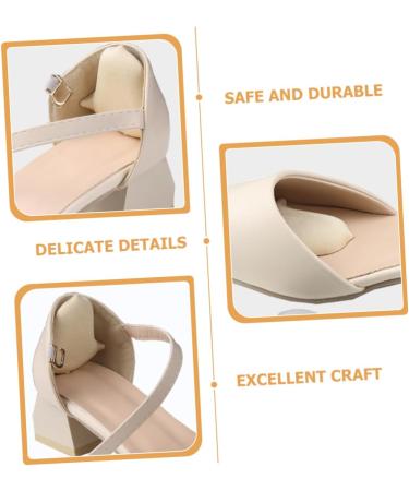 6 Pairs Forefoot Half Size Pads - Non Slip Self-Adhesive Insoles for Heels | Comfortable Reusable Shoe Cushions for Women - Buy Online on GoSupps.com
