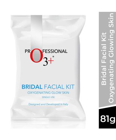 O3+ Bridal Facial Kit Oxygenating Glow Skin for Deep Cleansing Bright & Radiant Complexion Suitable for All Skin Types (81g Single Use) - Buy Online on GoSupps.com