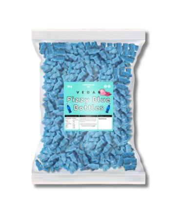 Candycrave - Vegan Fizzy Blue Bottles 2Kg Bulk Bag
