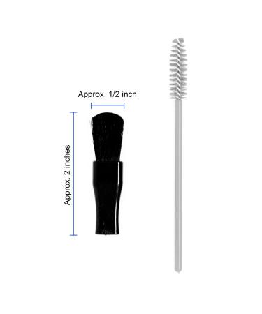 Disposable Mini Makeup Brush Set - 25 Ct Face Blush Brushes | Convenient & Hygienic Cosmetic Applicators - Buy Online on GoSupps.com