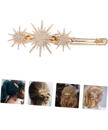 minkissy Hair Accessories Hair Clips Hair Barrettes Hair Clip for Girls Rhinestone Clip for Hair Decorative Hair Clip Women Hair Clip Clips for Hair Crystal Miss Hairpin Alloy - Buy Online on GoSupps.com