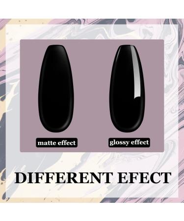 Mobray Gel Nail Polish Black Color Gel Polish 15ML Nail Varnish Soak off U V Nail Gel Varnish Salon Nail Art Manicure for Women - Buy Online on GoSupps.com