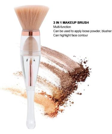 Makeup Brushes Sets 3 In 1 Multi-Functional Eyeshadow Brush Blusher Powder Concealer Cosmetic Brush Makeup Tool (#1) - Buy Online on GoSupps.com