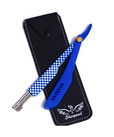 Classic Professional Straight Edge Barber Razor Kit - Salon Quality Shavette with 20 Blades & Leather Storage Bag | Perfect for Men s Shaving & Eyebrow Grooming - Buy Online on GoSupps.com