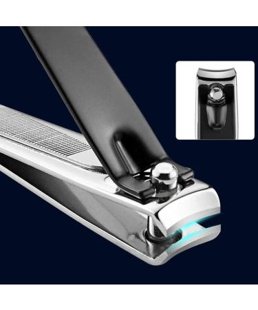 Sizler Beauty Nail Clippers Set Nail Cutter Stainless Steel for Thick Fingernails Toenails Heavy Duty Nail Clipper for Men Women - Black - Buy Online on GoSupps.com
