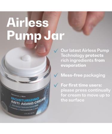 Men's Face Moisturizer - Anti-Aging Cream for All Skin Types | Daily Facial Skincare | 1.7 Oz - Buy Online on GoSupps.com