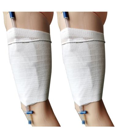 Catheter Leg Bag Holder Catheter Leg Strap Urinary Drainage Tube Holder Catheter Stabilization Device Anti Slip Anti Irritation Catheter Holder (M)
