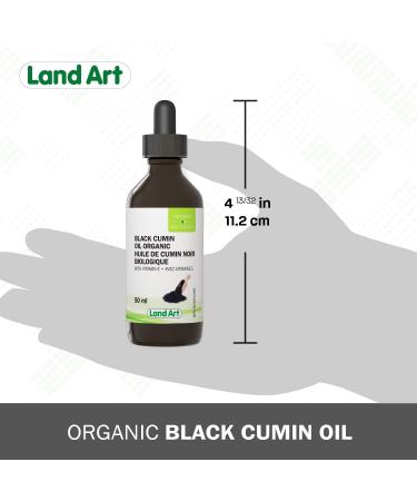 Organic Black Cumin Seed Oil - 50ml - For topical use - Cold Pressed - Vegan - Gluten Free - Made in Canada - Buy Online on GoSupps.com